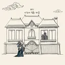 EP1 : 시간이 멈춘 마을 () 테마 포스터